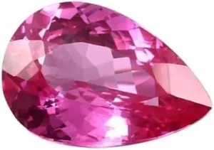 Ct Flawless Pink Ceylon Sapphire Pear Cut chart prime Certified Loose Gemstone for Jewellery Making Natural 10 