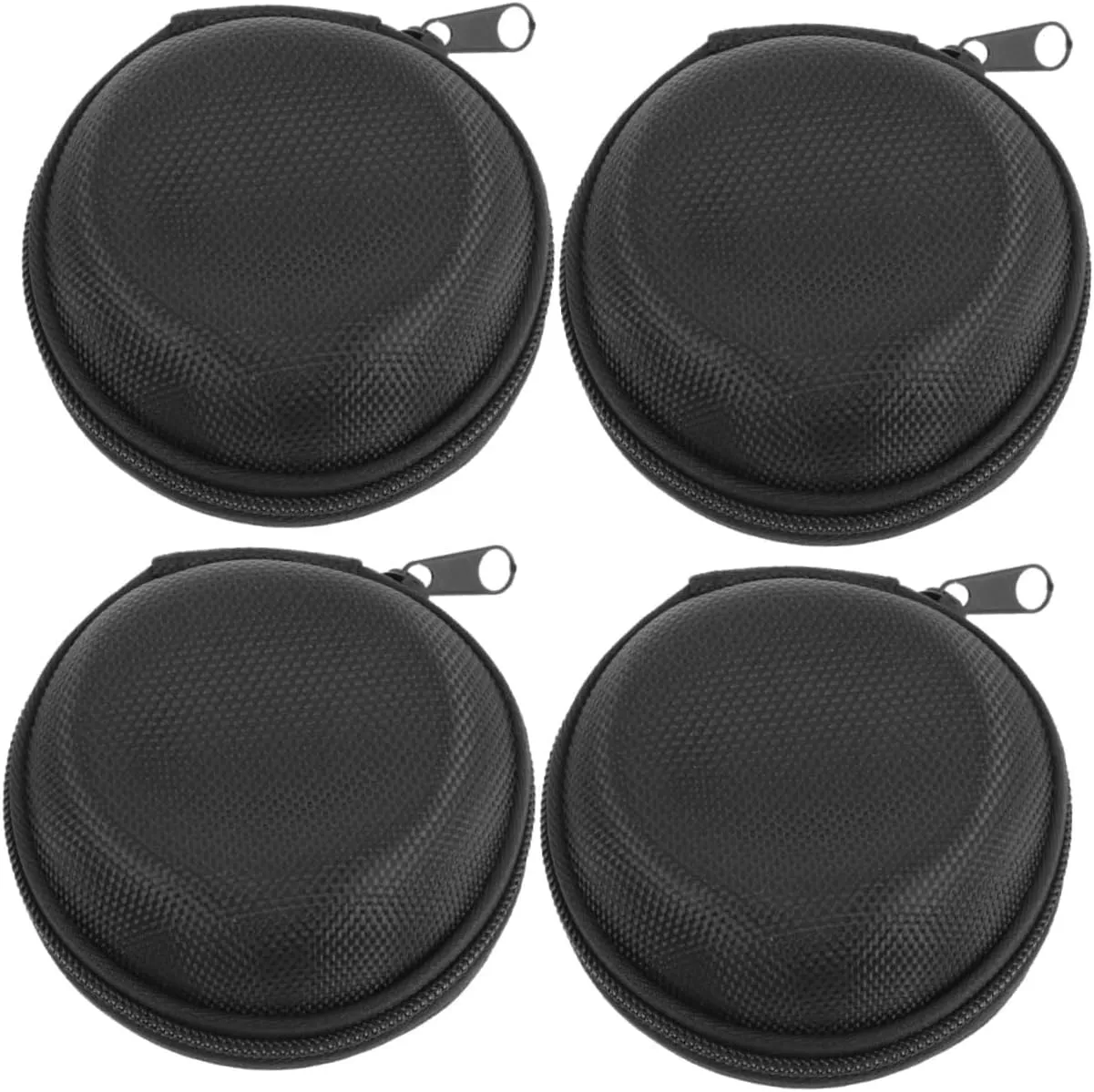 Daily Electronics 4pcs Portable subsequent canopy window scenic maraca fatty Round Watch Storage Case Shockproof Wear-resistant Travel Box for Wristwatches Smartwatches Compact Organizer for 