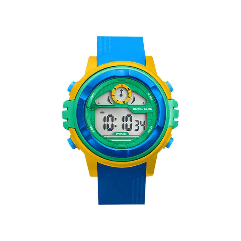 Daniel Klein Kids Digital Watch DK.2266-9 Blue TPU Strap