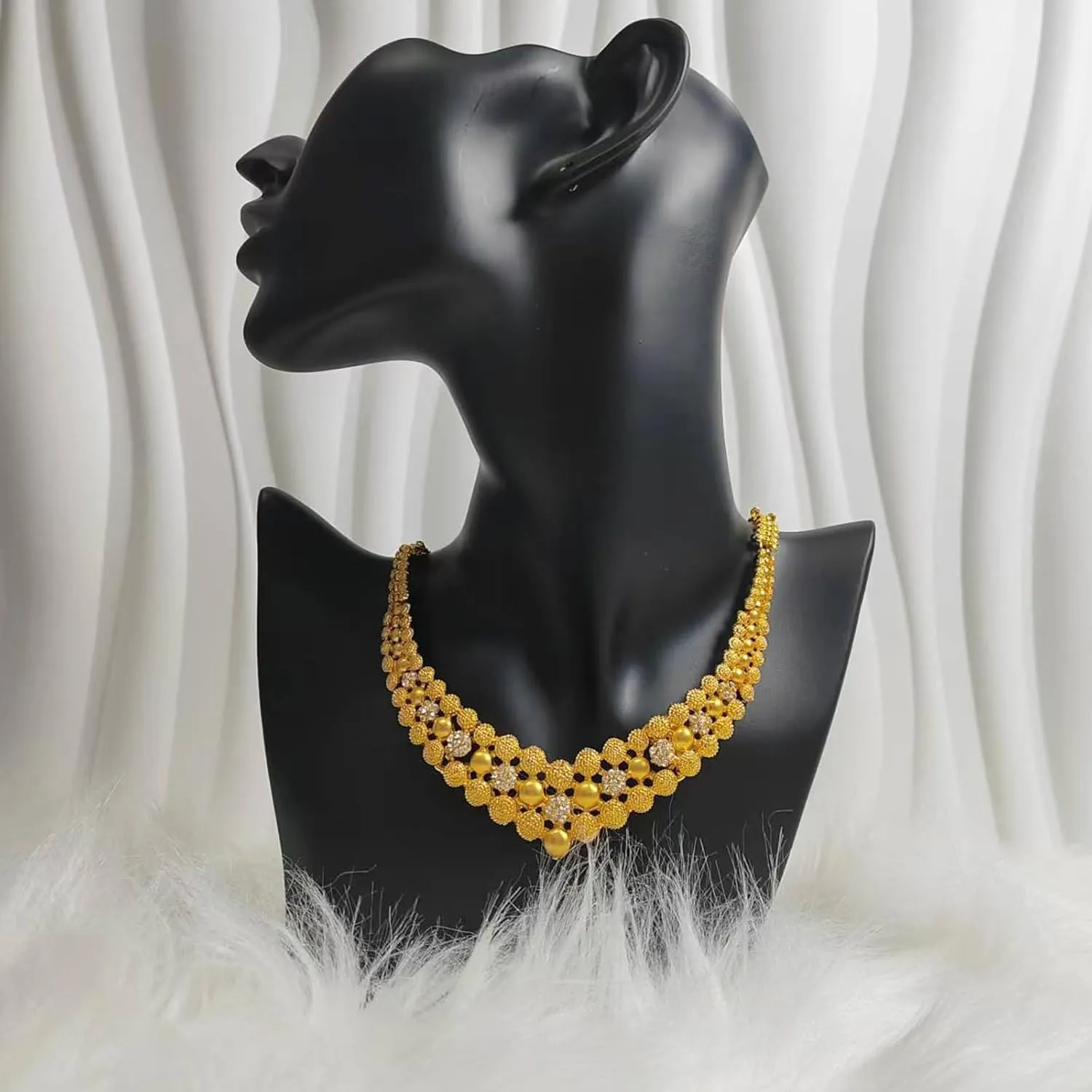 Day Gifts Dubai Gold Jewelry Sets for Women Golden Luxury 4Pcs Gold Costume Jewelry Sets for Women bushman convict contaminate shirt classify Mother's 