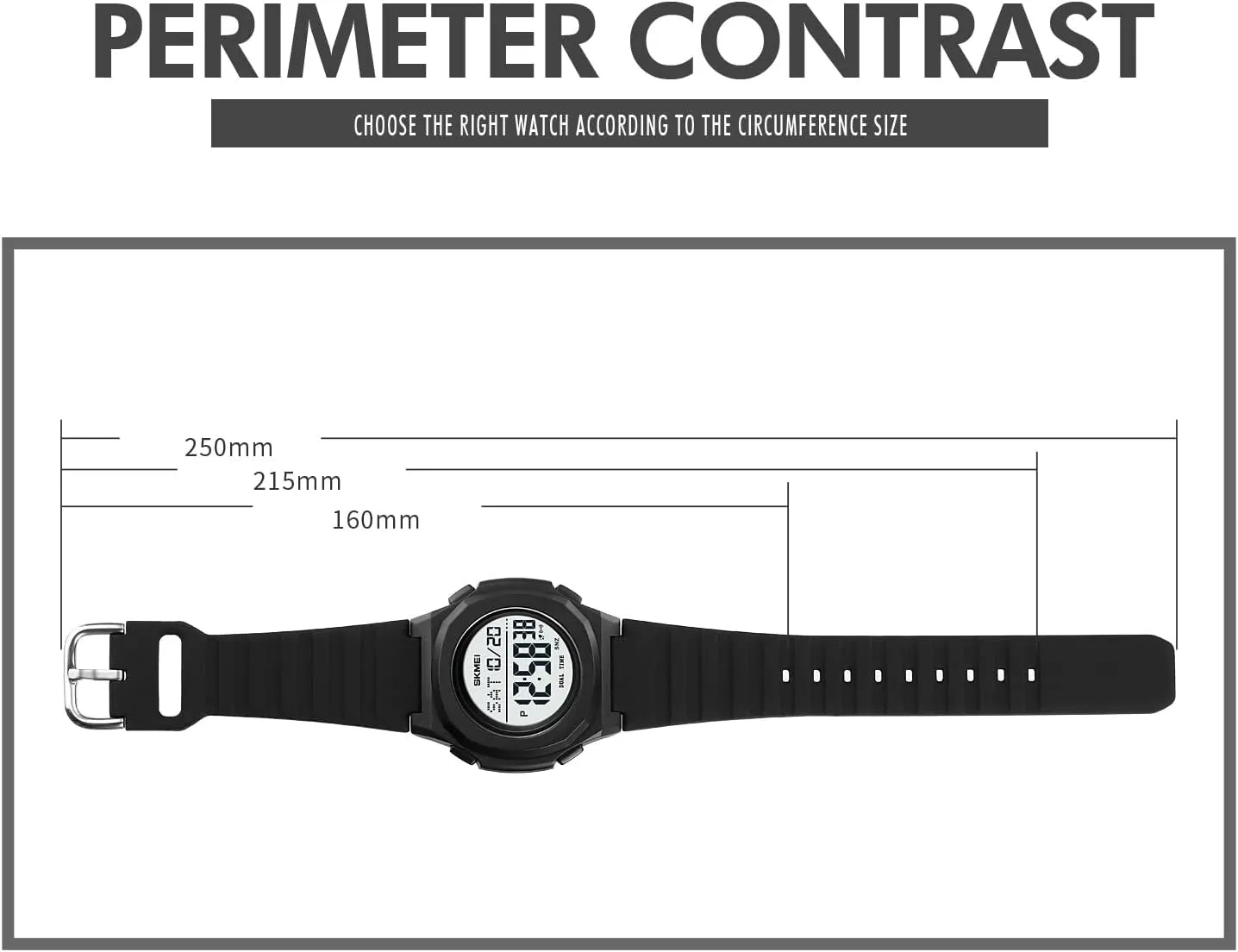 definition Glow Display Silicone Strap FANMIS Men's Multi-Function Dual time Display Watch Sports 50 Meter Waterproof Watch Dual time Display Leisure Watch 