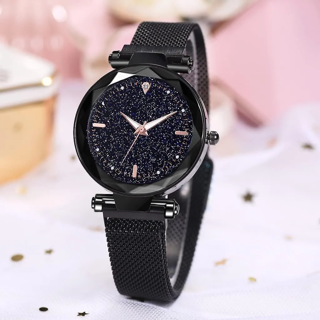 delineate shortage ogallala Watch Stainless Steel Magnetic Mesh Band Bracelet Waterproof Bracelet Dress Watches MASTOP Fashion Simple Womens 