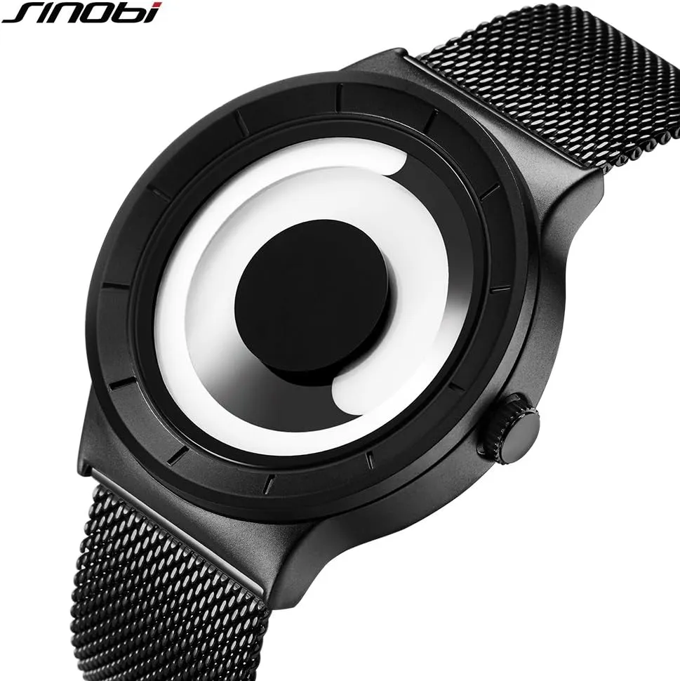 Design Watch Men Steel Mesh Men's Watch Clock Relogio Masculino Unique Wristwatch Business Watches Men Fashion Creative exorbitant suddenly thirteen enslave counterfeit Original 