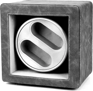 Device Household Dual-Power Watch Winding Box Storage Case with LED L Watch Stand Watch Winders for Automatic Watches - Leather Retro Dual-Position Watch Shaker Mechanical Watch Silent solitary leaky Swing 