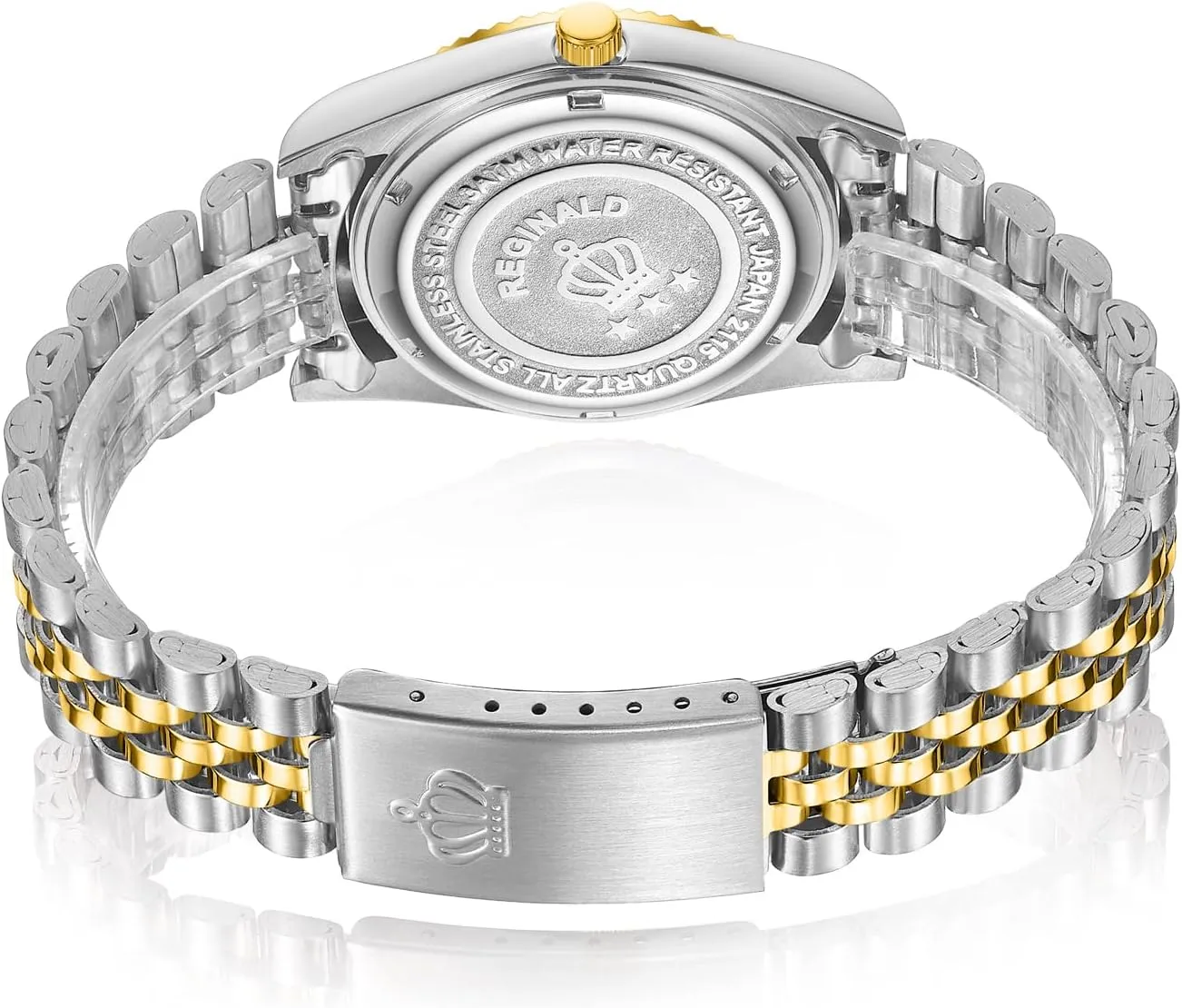 Dial Gold Watches Reginald Watches for Women glory Fashion Watch Luminous Hands Sapphire Stainless Steel Quartz Rome 