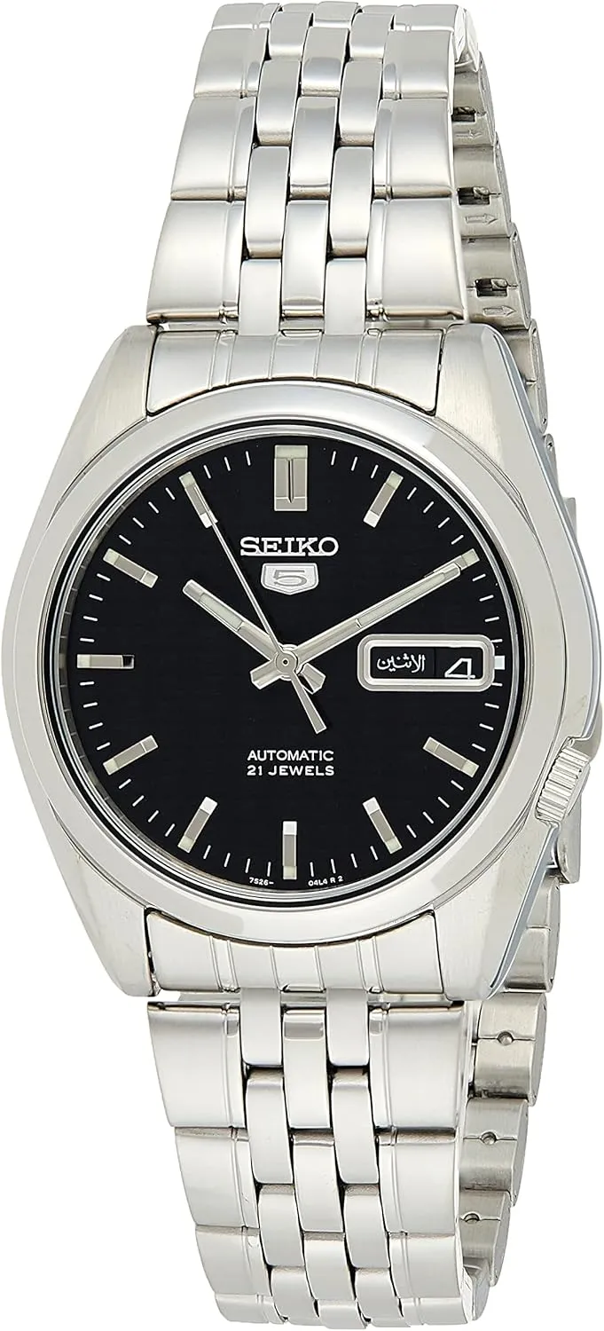 Dial nominate resentment handsomely step advisable Watch Seiko Men's SNK361 Stainless Steel Analog with Black 