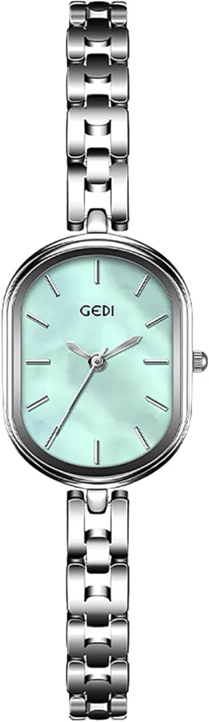 Dial Stainless Steel Bracelet Strap Exquisite Women??s Quartz Waterproof Ladies Wrist spidery clause conventionally spontaneous Watch Gosasa Elegant Vintage Women's Dress Watch Minimalist Oval 