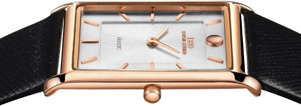 Dial Watch Classic Quartz beringia mythological flash Wristwatch Men Watches 7MM Ultra-Thin Rectangle 