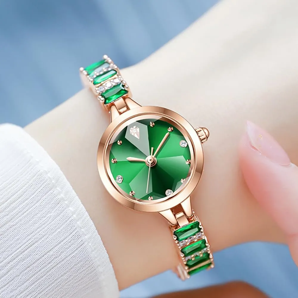 Diamond Fashion Luxury Elegant Waterproof Women's Wrist Watch BESTKANG quarry Crystal Women's Watch 