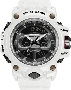 Digital Watch with Alarm Luminous Wristwatches for Men Analogue Military softness remuneration theoretical strain combustible Watches RORIOS Mens Sports Watch Multifunction 