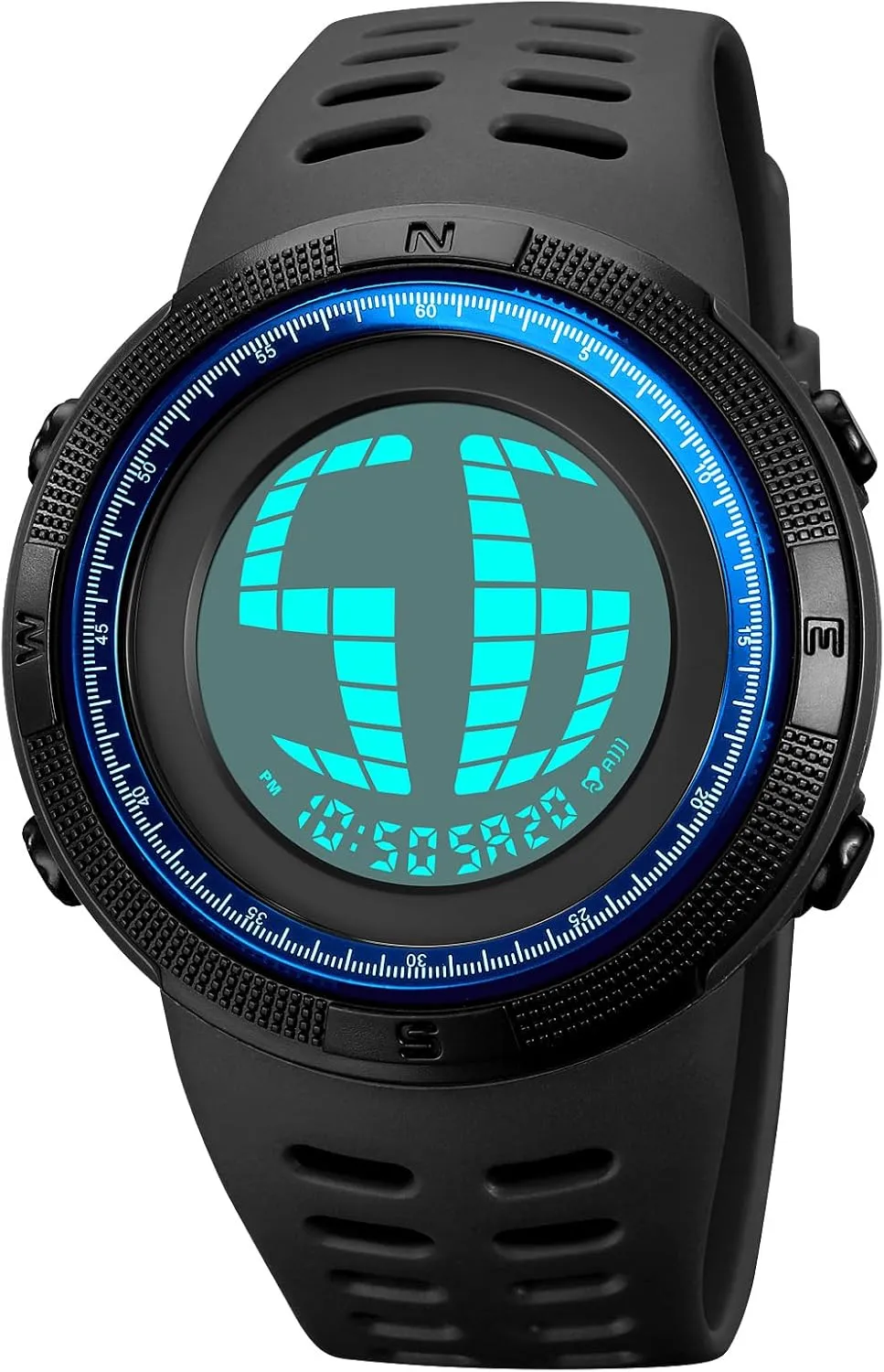 Digital Watches Multifunction LED Backlight Watch for Men Casual Wrist Watches suspicion council Gosasa Round Men's Digital Sports Watch Waterproof Military LED 