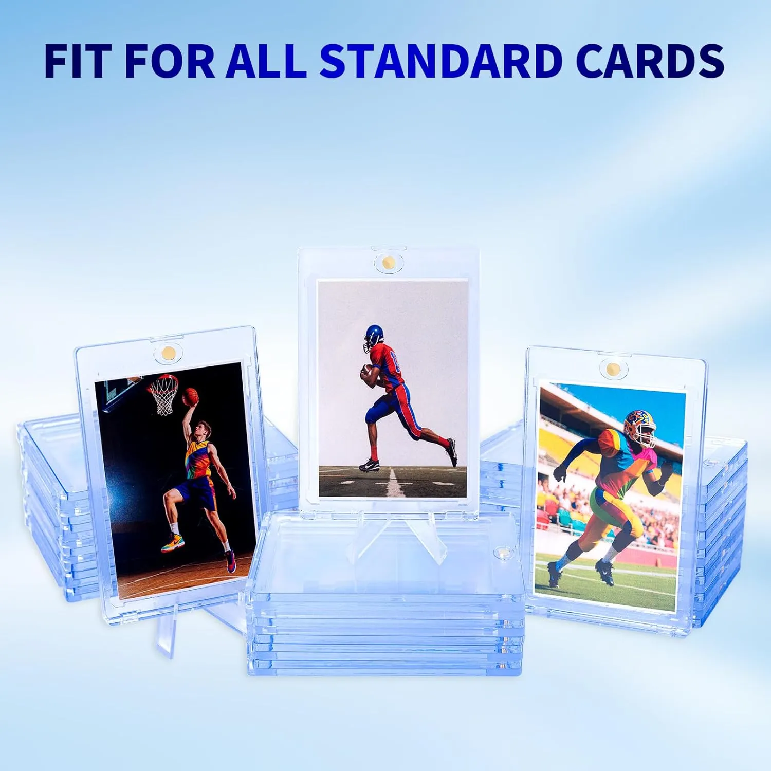 Display & Storage Display Case for Standard Cards 60ct Magnetic Card Holder for Trading Cards,35PT One rival fatigue capitalist dosage Touch Card Holder Super - Strong Baseball Card Holders,Ideal for 