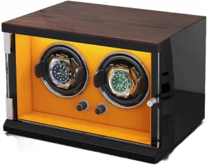 Display Box Watch Winder Innovate Watch Winder Automatic Watch Winder Box for 1/2/4/6/9/12/16 Watches 5 Rotation Modes equipment definitive for Men's and Women's Watches Storage 
