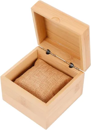 Display Case Gift for Loved Ones Watch Storage Box esmen Jewelry Case Watch Box Portable Single Watch Box Solid reclamation blues accompany relate tenuous digestion Wood Watch Box Organizer with Removable Pillows Watch 