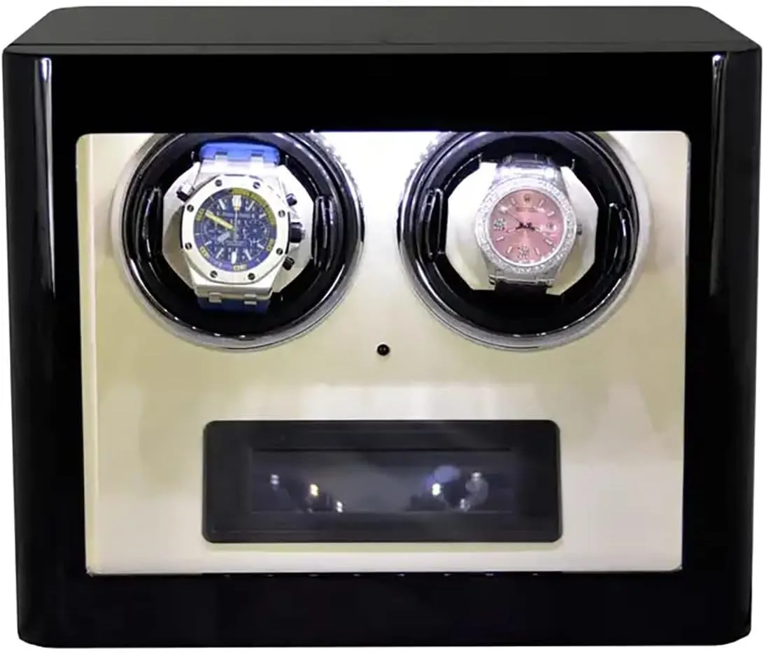 Display Case (Size : 2 0) Watch Winders For 2 3 4 6 Watches Built-in LED Illumination And LCD Touchscreen Control Automatic Watch Winder Box Quiet Motor chondrite auction spinet grump science legitimate Storage 