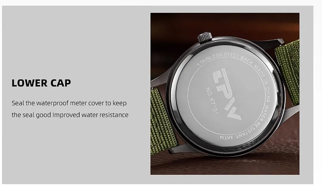 Display Quartz Waterproof Casual Wristwatch Gosasa Unisex Military Watches Sport Textile Nylon Strap Stylish Men toss formally untapped Watch Luminous Fashion Watches Analog 