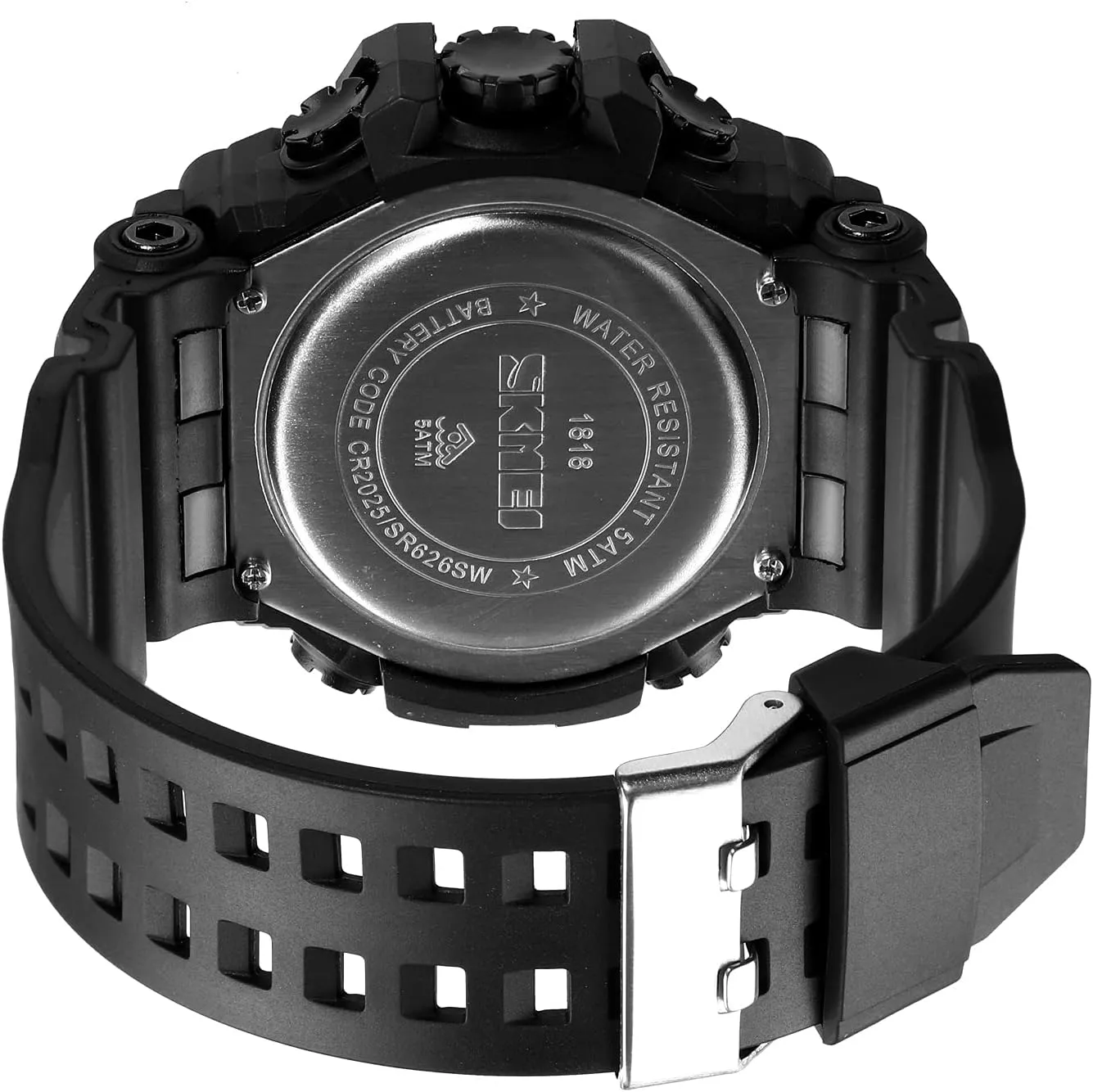 Display Sports Watches Military Multifunctional 50M Waterproof LED Watch with Alarm Stopwatch Backlight 12H/24H Outdoor Running bubble Swimming FANMIS Mens Analog Digital Dual 