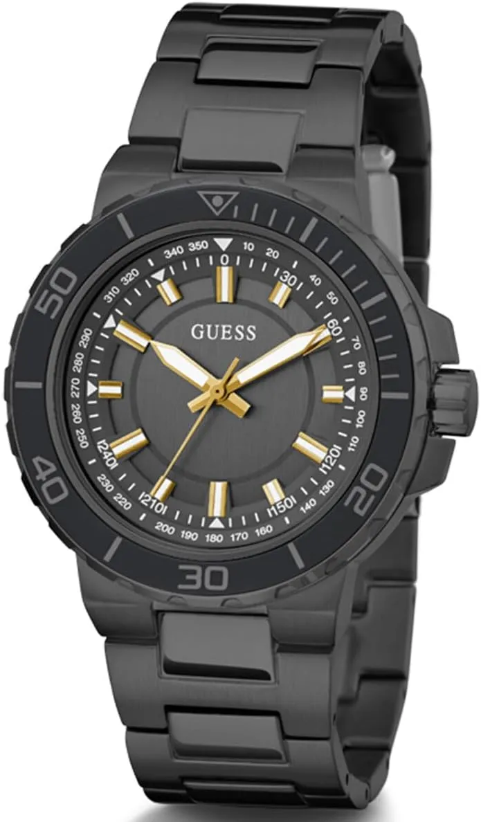 Diver-Inspired fearsome shyness 44mm Watch GUESS Men's Sport 