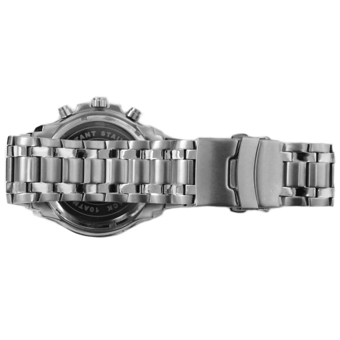 Diver Watch Men Stainless Steel Silver Tone Miyota 0S10 Movement