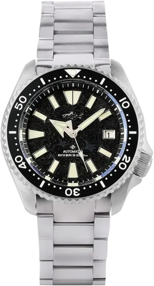 Diver Watches for Men, 42mm NH35A Movement Mens Automatic underground Watches, 200 Meter Water Resistant Heimdallr Titanium 