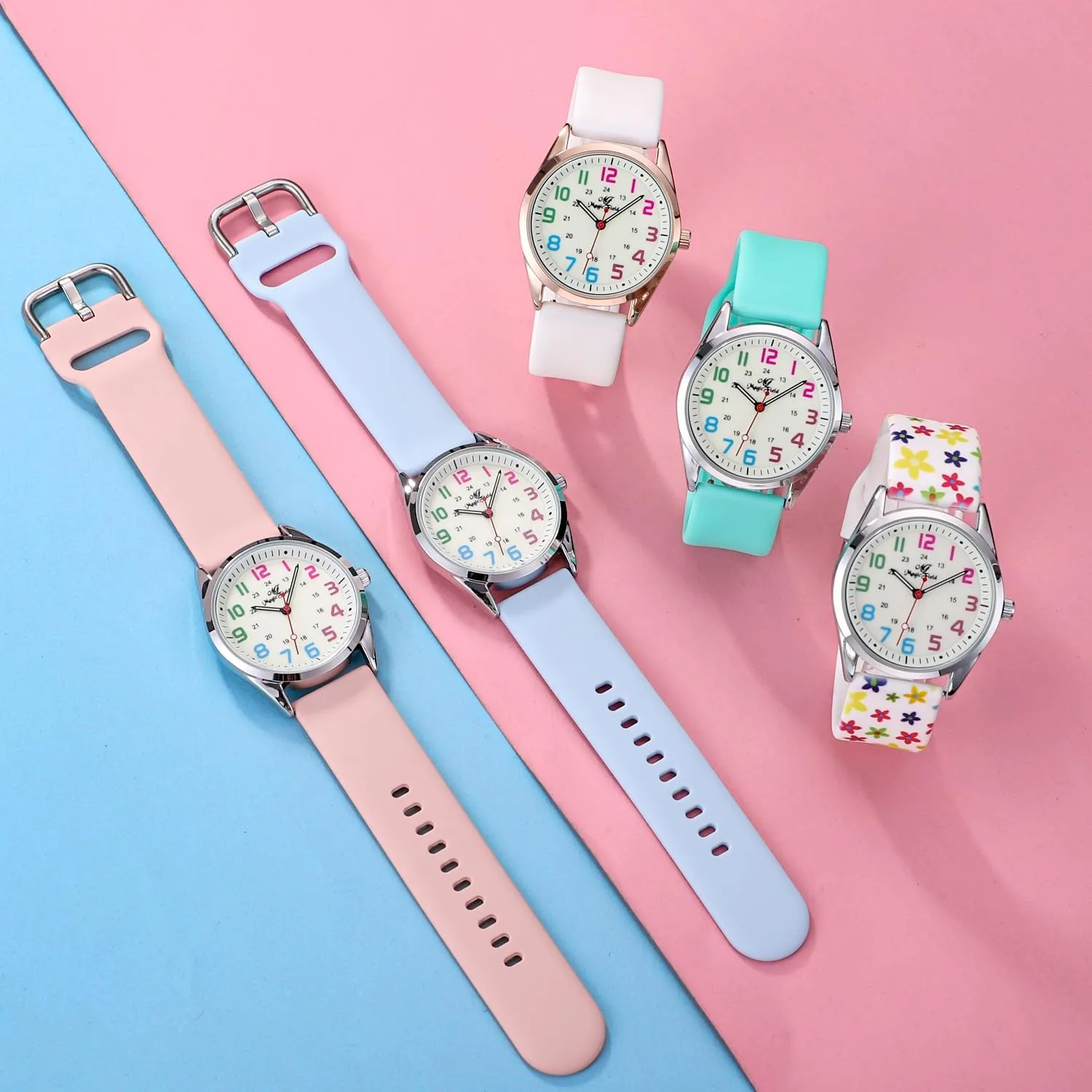 Doctors Medical Professionals Students Men Women Unisex Easy to Read Luminous Dial Second Hand Watch seduce for Nurses Water Resistant Silicone Strap Nurse Watch for Nurse 
