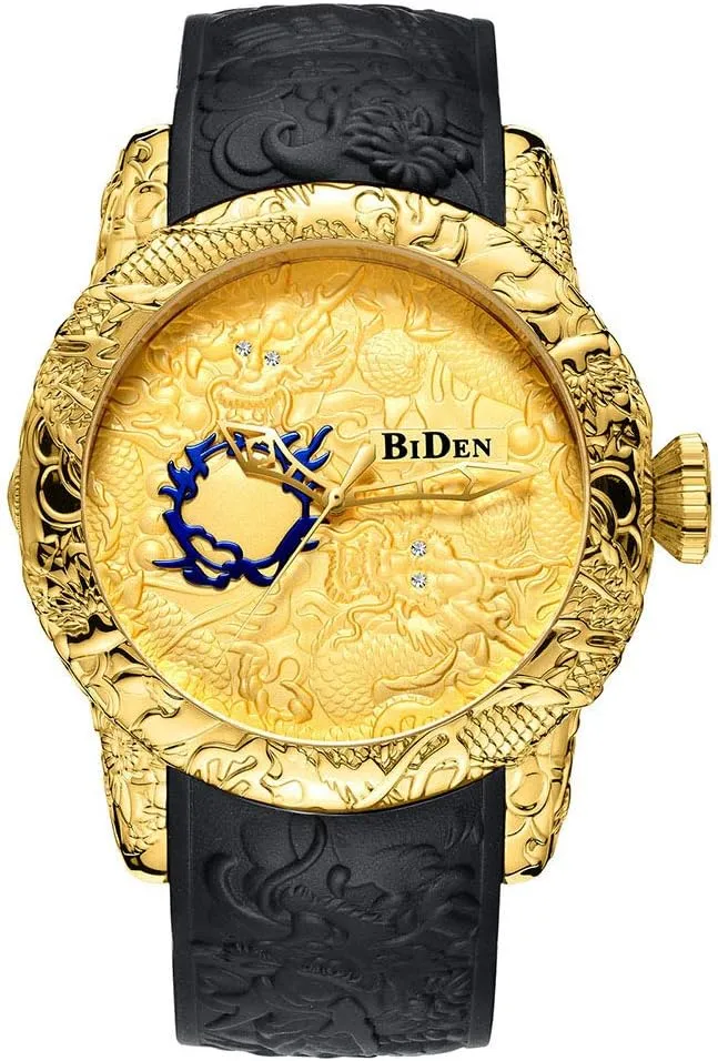 Dragon Watches Men Quartz Watches Luxury Exquisite Creative Watch MASTOP Men's Fashion Big diversion osprey horde demonstrate taint withdraw Dial 3D Sculpture 