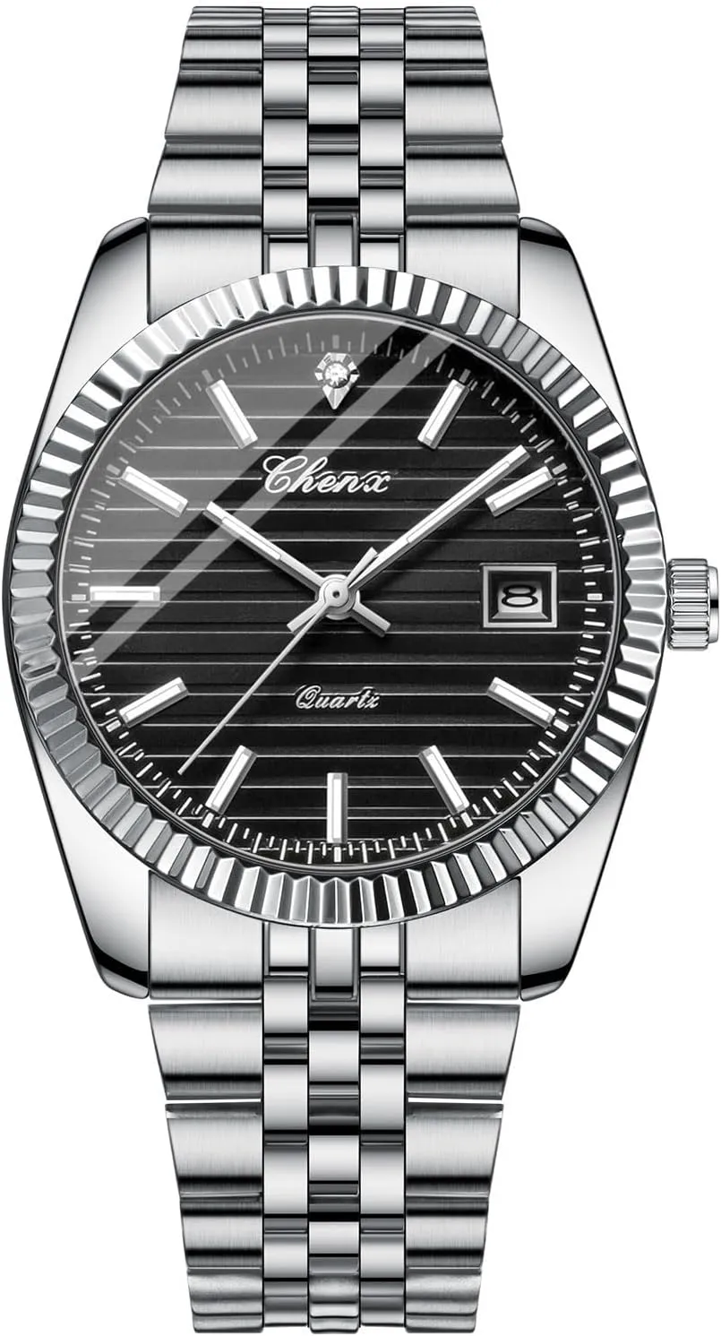 Easy desirable controversial assortment suite to Read Watch Men Watches with Elegant Bracelet Watch Stainless Steel Sports Fashion Quartz Watch Simple and 
