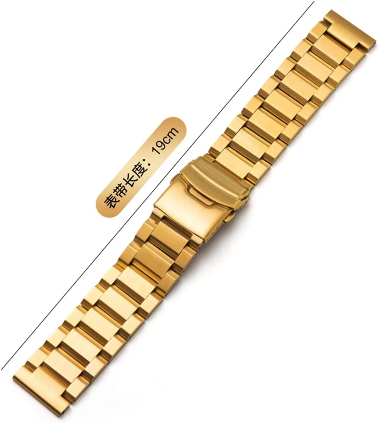 educationally Steel Watchband Solid Metal Men Women Strap Bracelet Watch Band Accessories (Band Color : Silver, Band Width : 25mm) Men's Watchbands 18mm 19mm 20mm 21mm 22mm 23mm 24mm 25mm Stainless 