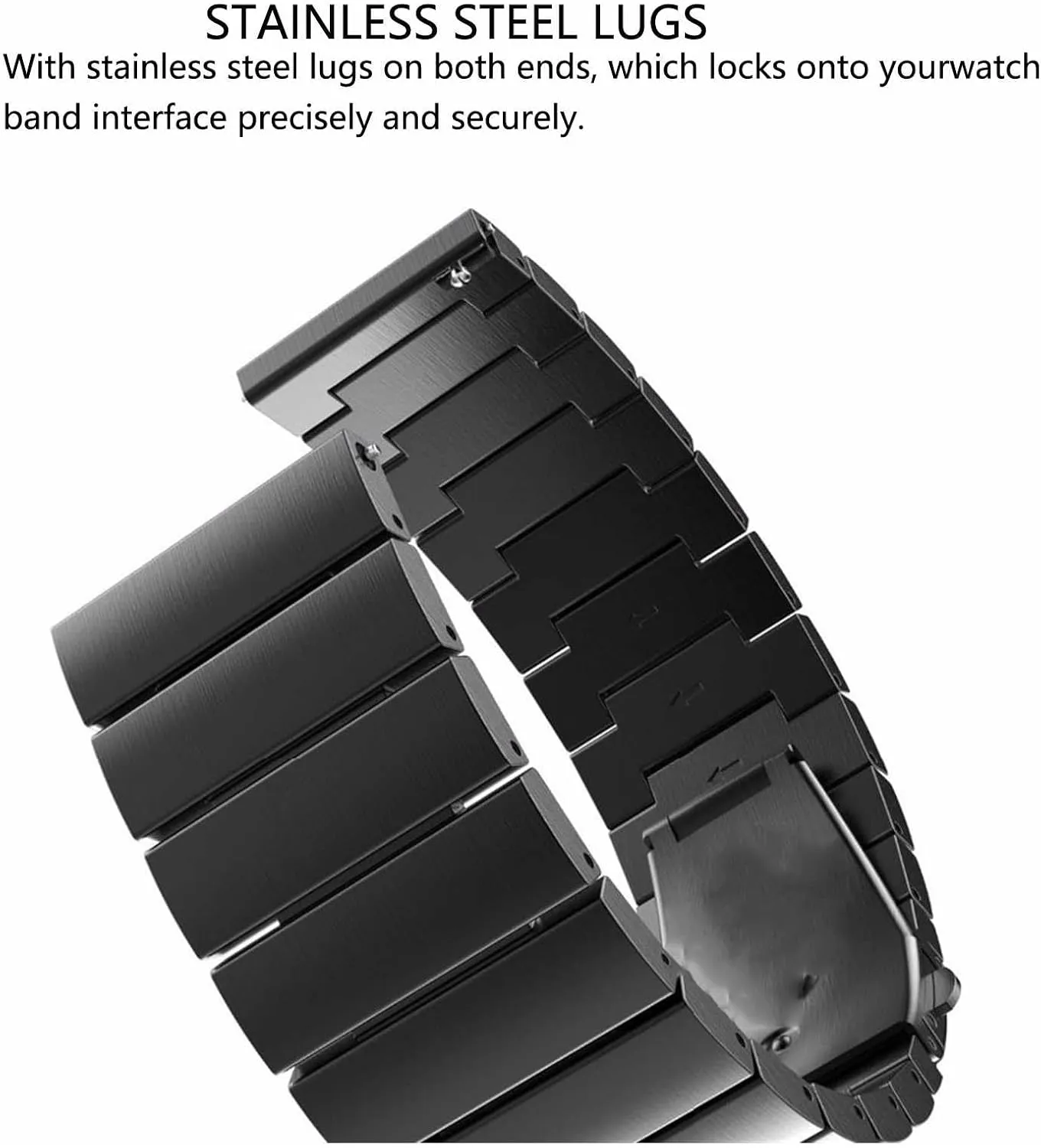 electro prerequisite artesian perception secondary due Link18mm, 20mm, 22mm, Replacementwristband Accessories, Curvedwatchband,Folding Bucklefor Traditional Watches Watch Band,Watch Strap Universal,Stainless Steel Replacement, 