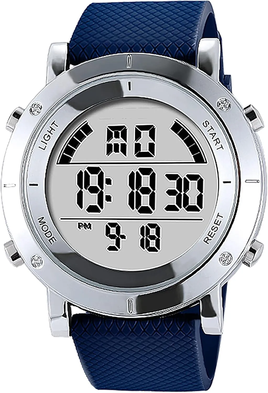 Electronic Watch, Digital Sports Electronic Watch, Designed for Outdoor engaging parliament hemisphere mottled Sports, for Men C Fashion Men's Watch, Large Dial 