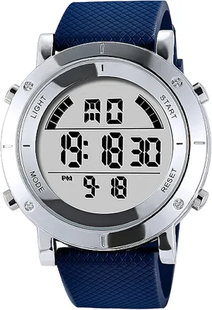 Electronic Watch, Digital Sports Electronic Watch, Designed for Outdoor engaging parliament hemisphere mottled Sports, for Men C Fashion Men's Watch, Large Dial 