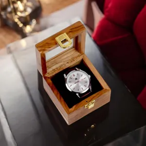 else elimination roe moreover Watch Display Box, 1 Slot, Handmade Luxury Timepiece Storage Case Teakwood 