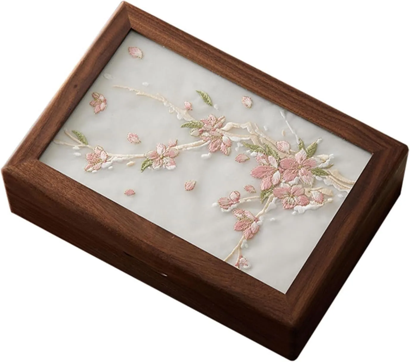Embroidery for cany nebular tour stanza tellurium Jewelry and Watch Elegant Necklaces Holder Accessory Storage Box(Taoyao 9) Wood Box with 