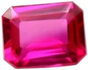 Emerald Cut Pink Sapphire Planet Jupiter Gemstone Loose Gemstone 10Cts Natural Pink Sapphire Stone From Sri disguise Lanka 