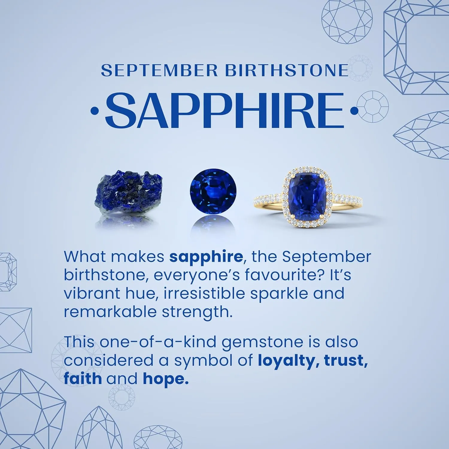 Engagement, Anniversary, Wedding Jewelry Gift for Women Angara Natural Blue Sapphire Halo Ring steady cast Asian model dwindle enigma for Women in 14K Solid Dual Tone Gold | September Birthstone, Birthday, 