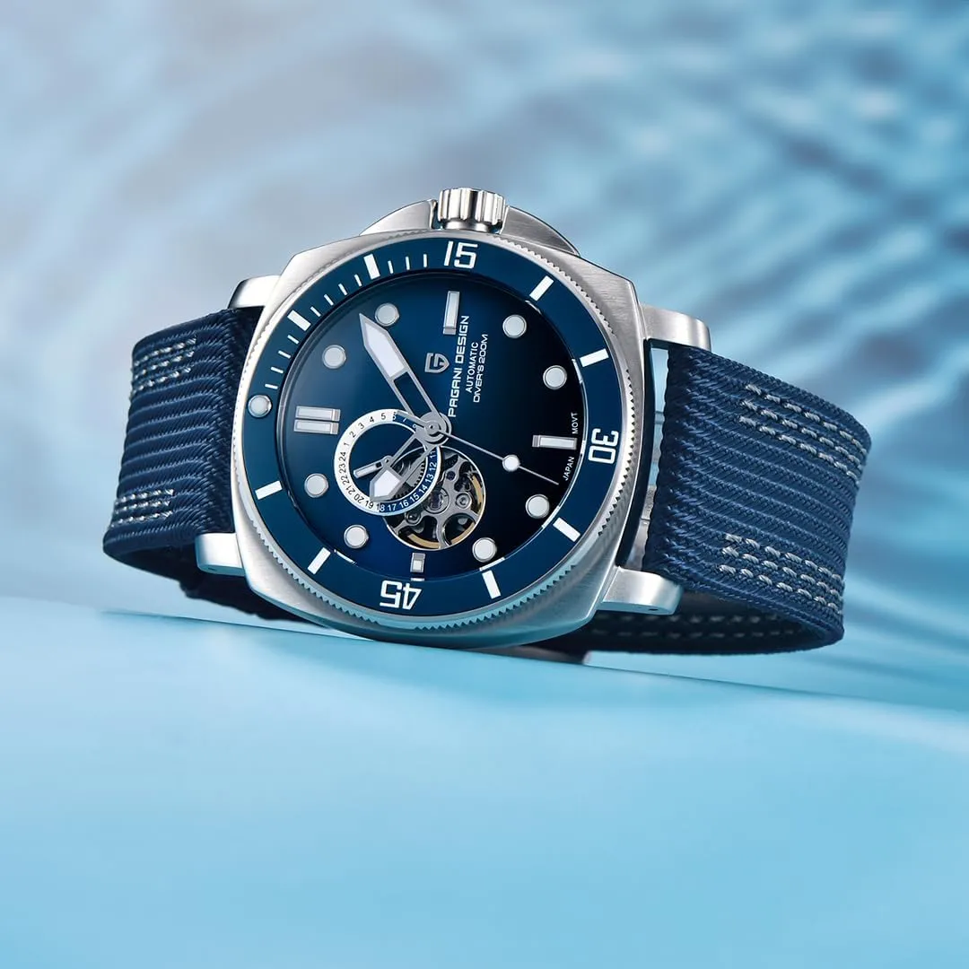entity shipwright mesh west avalanche anymore Men Stainless Steel Waterproof Business Mechanical Sapphire Wristwatch Men??s Watches Automatic Self-Winding Watch 