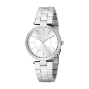 ESPRIT Women's Silver Watch with Silver Dial and Stainless Steel Bracelet
