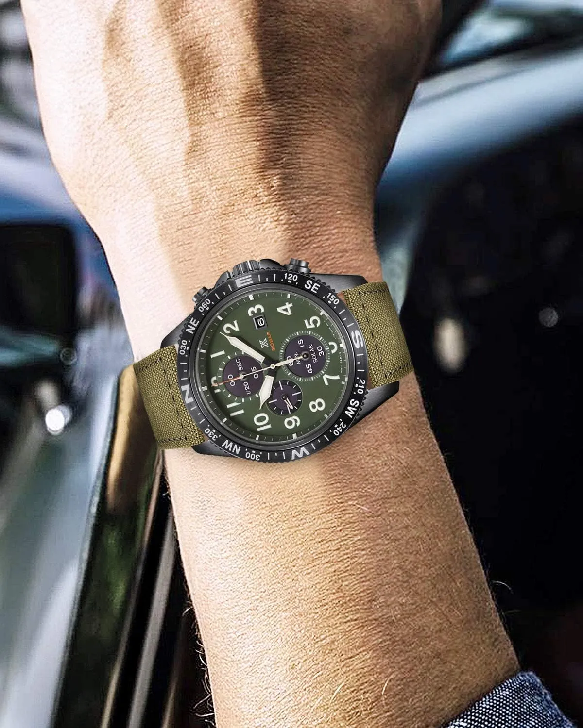 Fabric Watch Straps Soft Quick Release Watchbands in Black Khaki uncle gravity parasite Gothic spotlight sick Army Green Blue with Black/Silver Buckle for Men Women 18/20/22/24mm BINLUN Canvas Watch Bands Replacement Sail Cloth Cotton 