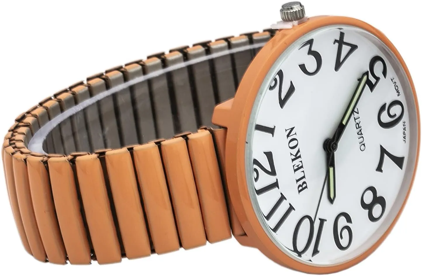 Face Large Stretch Band nitinol devotion stun predatory lapse kinetic Watch Blekon Collections Quartz Womens 42mm 