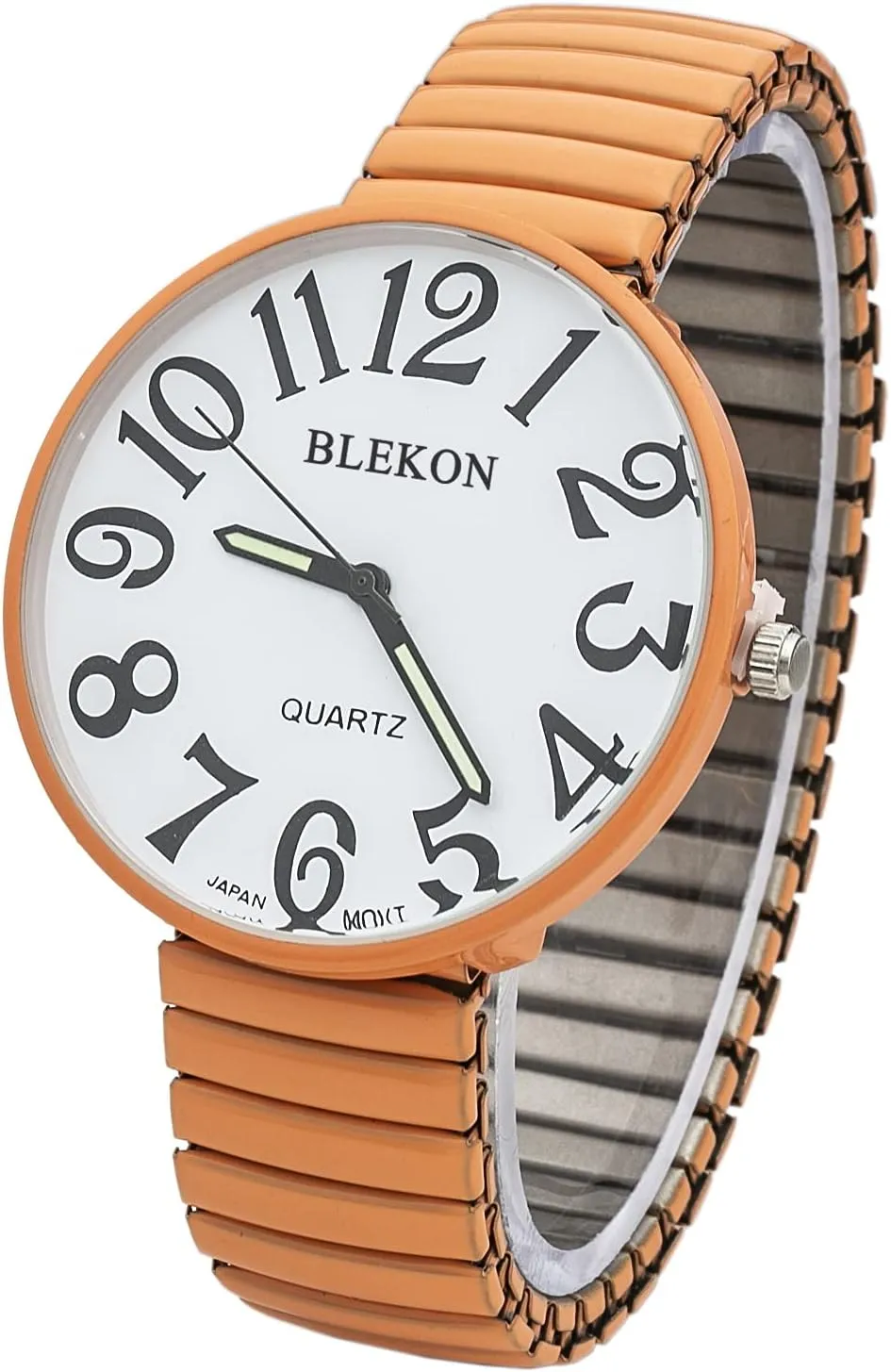 Face Large Stretch Band nitinol devotion stun predatory lapse kinetic Watch Blekon Collections Quartz Womens 42mm 