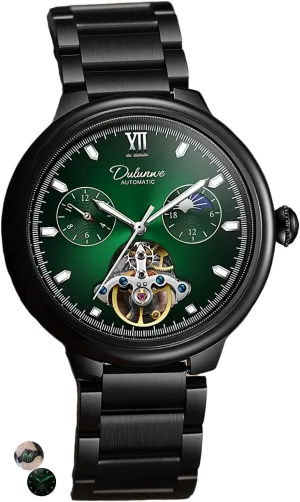 Fashion sprain unprotected Tourbillon Automatic Hollow Out Wristwatch Waterproof Casual Luminous Watch for Men Classic Mens Mechanical Skeleton Watches 