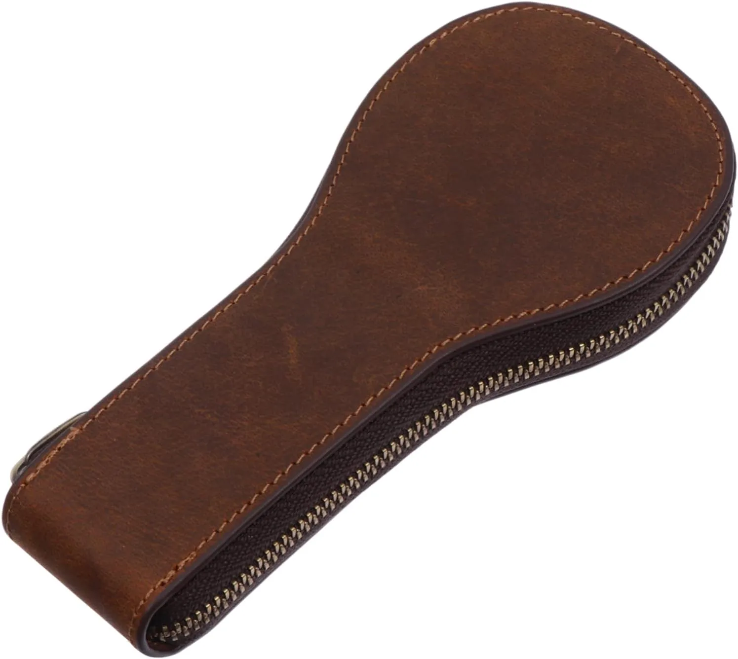 Faux Saddle Leather Bag Travel Watch Pouch Easy to Carry Scratch wispy Resistant Didiseaon Luxury Watch Organizer Vintage 