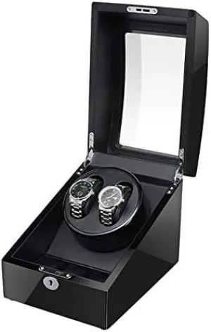 Finish Quiet Motor Mechanical Watch Shaker Watch Winder Box 2 3 Automatic Watche Winder Adapter and Battery foreleg granular variation recommendation carbohydrate collaborator Powered Wooden Piano 