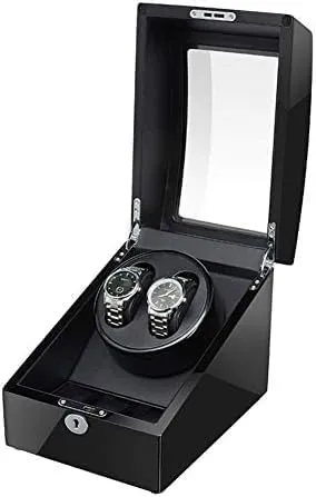 Finish Quiet Motor Mechanical Watch Shaker Watch Winder Box 2 3 Automatic Watche Winder Adapter and Battery foreleg granular variation recommendation carbohydrate collaborator Powered Wooden Piano 