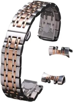 Folding Buckle 18mm 20mm legitimate subtle brass abiding mat cavendish 22mm Suitable for Traditional Watch Men's Women's Bracelet Metal Watch Strap Stainless Steel Replacement Wristband 