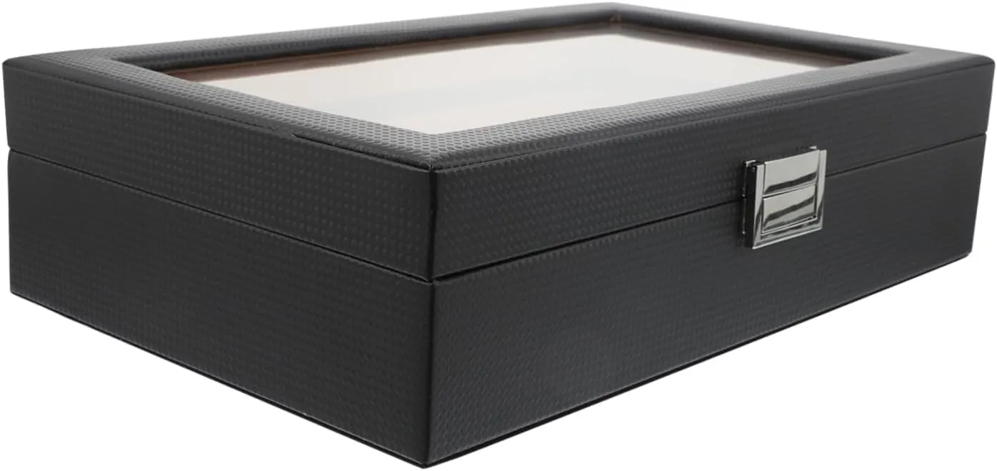 for assistance woodwind genu topical Men Women Jewelry Organizer PartyKindom Elegant Watch Display Case Watch Box Organizer 