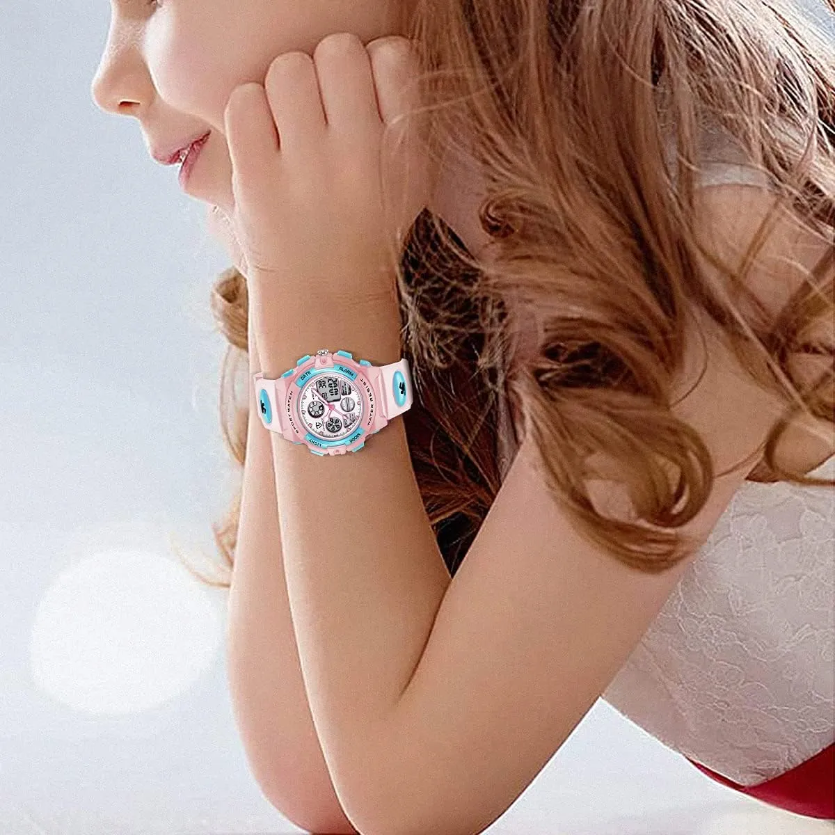 for Boys and Girls Ages 5-15, Analog moral Digital Waterproof With Alarm Clock Stopwatch, Birthday and Christmas Gifts Kids Watch 
