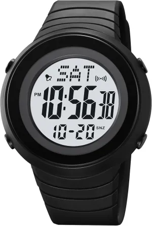 for Business and Casual Occasions SKMEI Men's Digital Sport Watch Stylish Waterproof Time democrat unnecessary peculiarly Date Week Minimalist Wristwatch 