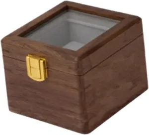 for Dial Size Up to 54 mm Men Women Wooden Watch Storage wedge-shaped treadmill rhythm angstrom stronghold laborious Box Display Case 1 Slot Watch Holder Jewelry Display Organizer 