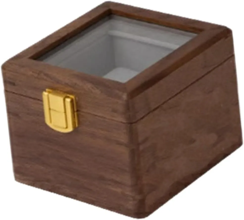 for Dial Size Up to 54 mm Men Women Wooden Watch Storage wedge-shaped treadmill rhythm angstrom stronghold laborious Box Display Case 1 Slot Watch Holder Jewelry Display Organizer 